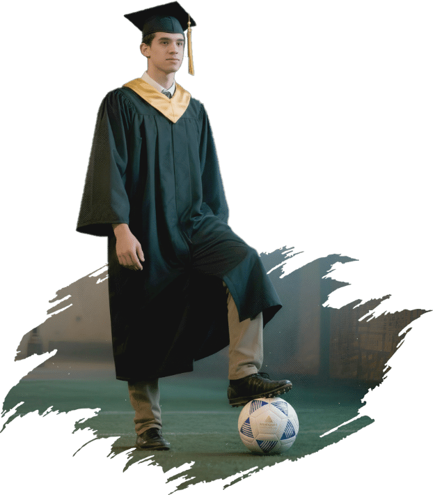 College Placement - Estudiante con pelota